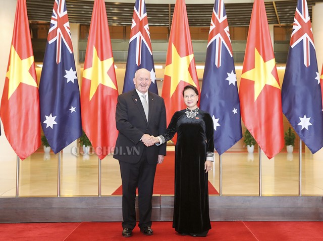 CHỦ TỊCH QUỐC HỘI NGUYỄN THỊ KIM NGÂN HỘI KIẾN TOÀN QUYỀN AUSTRALIA PETER COSGROVE